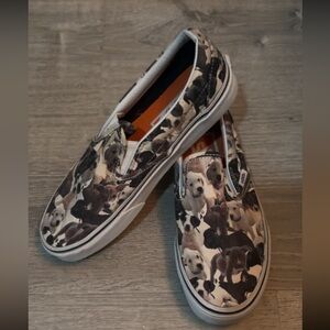 🖤RARE ASPCA DOG WOMEN’S VANS-SIZE 8
